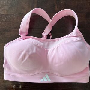 Adidas Light Pink High Support Bra